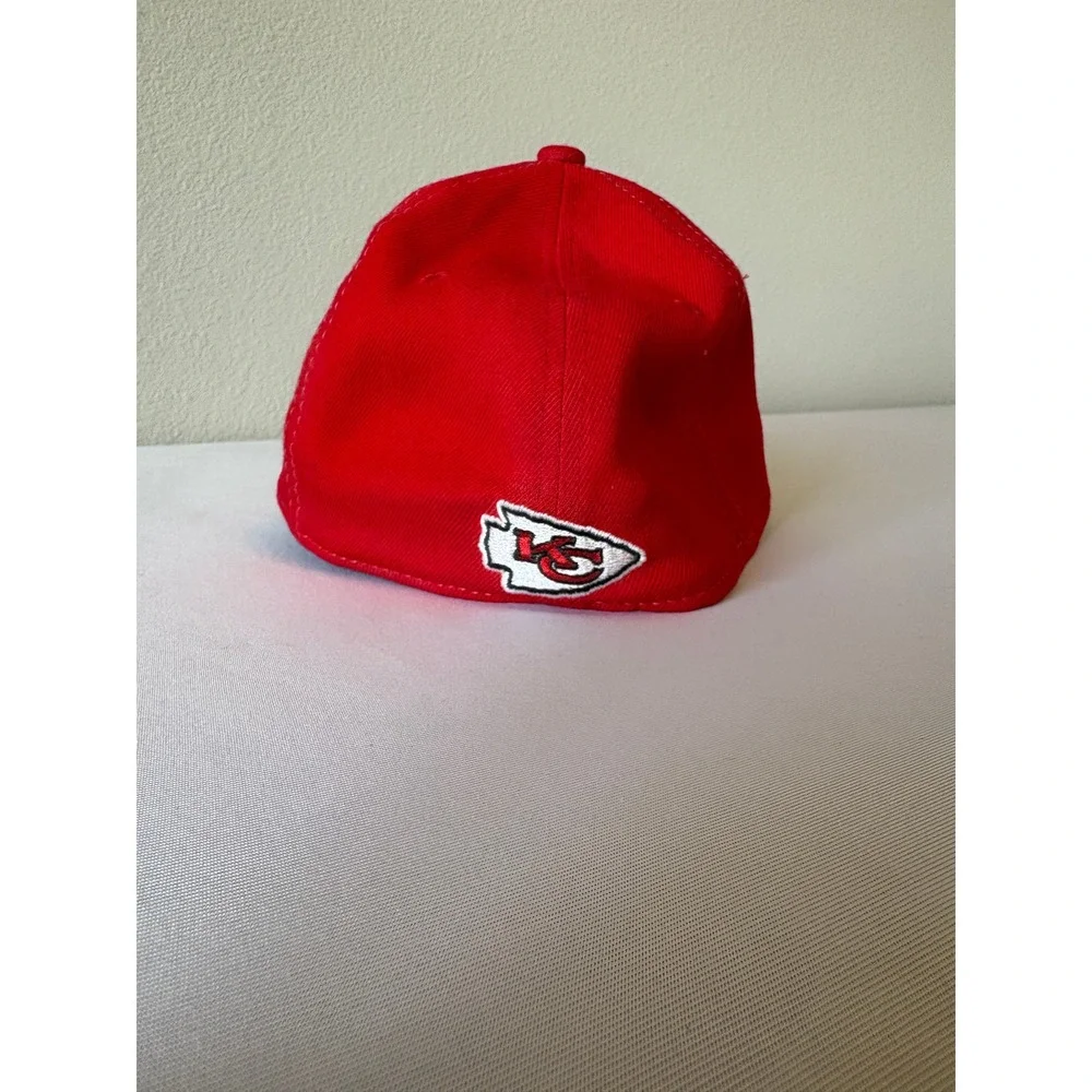 New Era Kansas City Chiefs 39THIRTY Hat Red Yellow Small-Medium NFL Cap
